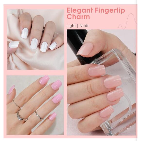 Jofay Fashion 576pcs Press-On Nails Set | Short Acrylic Reusable  Nails w/ Glue - Picture 6 of 11